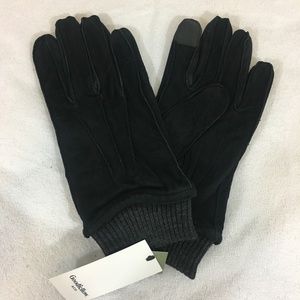 NWT Goodfellow Black Pig Leather Gloves